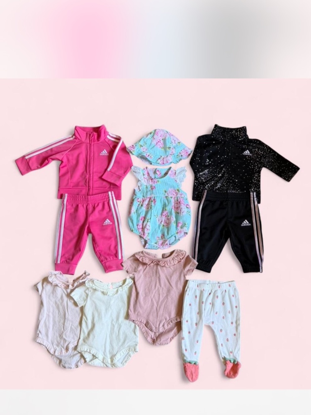 3mo Baby Girl Outfit Bundle